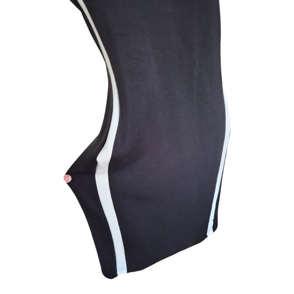 SPANX AirEssentials Sleeveless Black Maxi Dress Side Slit Stretch Size M - Picture 3 of 8